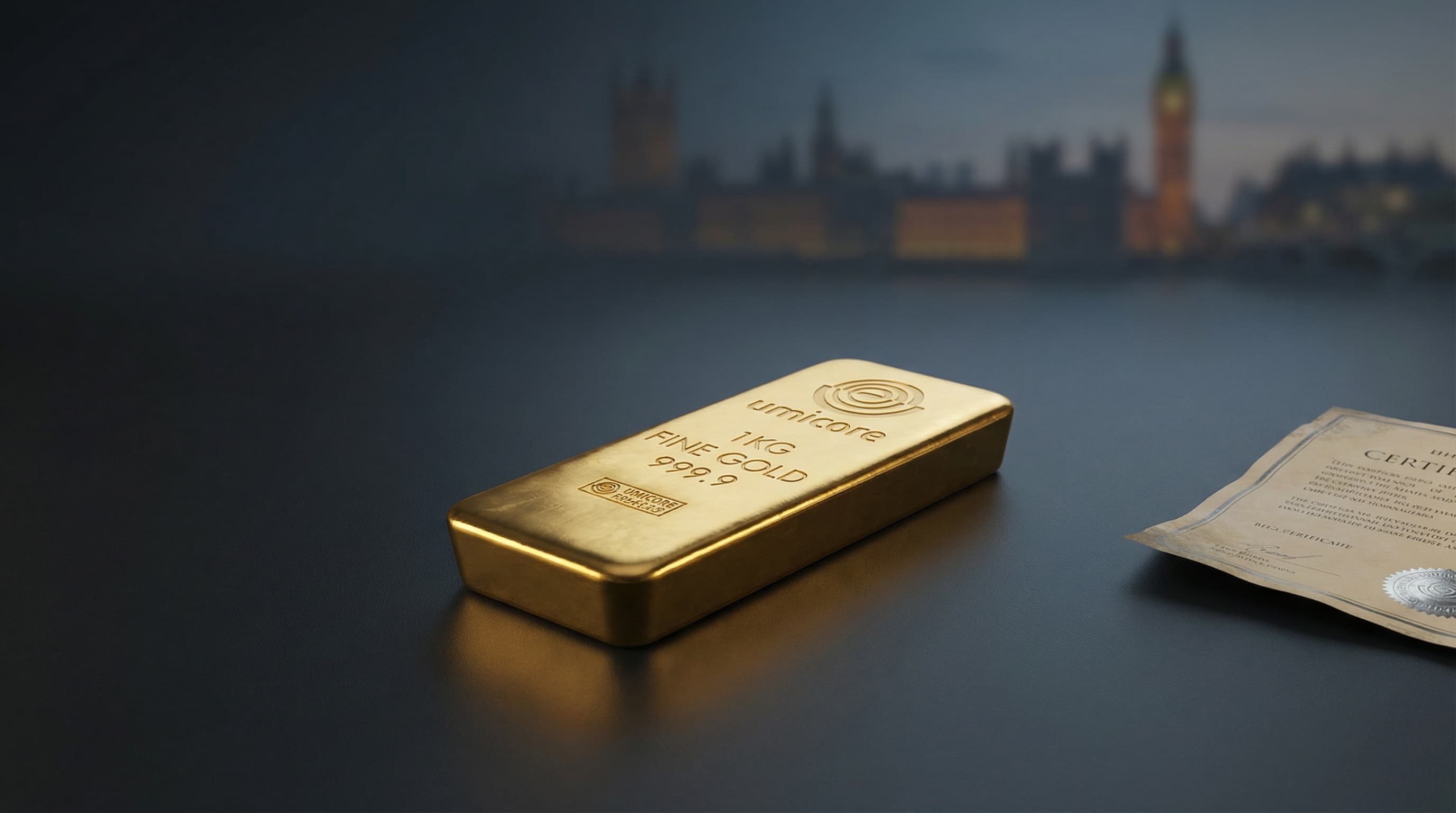 Goudstaven als illustratie bij meerwaardebelasting op goud